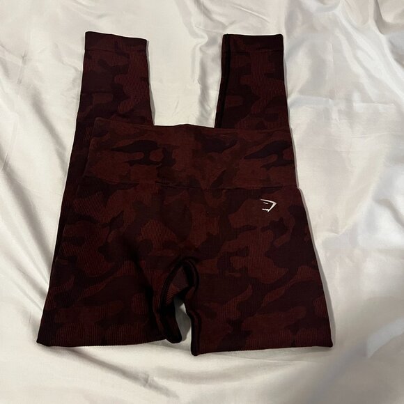 Gymshark Adapt Camo Seamless Ribbed Leggings - Picture 6 of 6